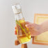 Summark 10 OZ Diamond Oil and Vinegar Dispenser for kitchen,Olive Oil Dispenser Bottle,Elegant Glass Cooking Oil