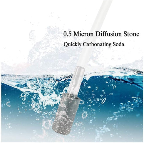Joywayus Aeration Stone 0.5 Micron Stainless Steel Oxygenation Diffusion Stone for Home Brewing Wine Beer Soda