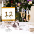 Table Number Card Holders, 25 Pack Picture Holders for Tables, Wire Shape Clips for Wedding Party, Silver