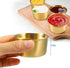 Ramekin Sauce Dipping Bowl Mini Sauce Cups Pudding Condiment Cups for Home Party Restaurant (Golden 12PCS 60ml) by Amytalk
