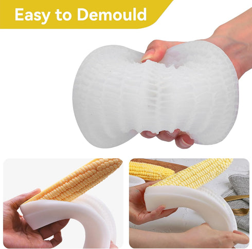 3D Corn Silicone Mold for Baking, Dessert Molds for Mousse Cake, Pastry, Chocolate, Soap