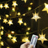 Star String Lights 50 LED 25 ft Waterproof Christmas Fairy Lights 8