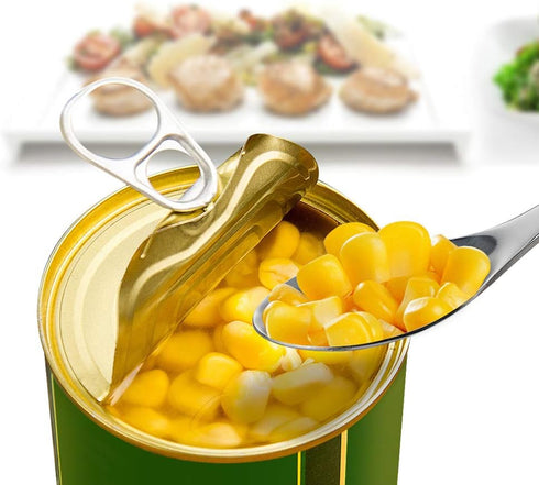 AOOSY Small Slotted Spoons - 2 Set of Modern Stylish Thick Heavy-weight Stainless Steel Caviar Spoon