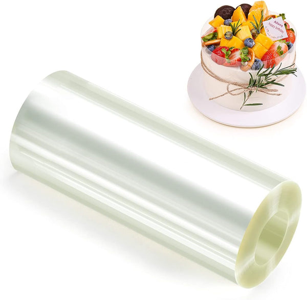 Cake Collar 4 x 600inch Acetate Sheets - Transparent Baking Cake Collars for Mousse Cake Decorating