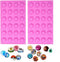 Small Dome Silicone Mold for Cake Decorating, Candy Chocolate Mould, Semicircle Handmade Resin Craft Mould (2 pcs)