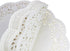 LJY 100 Pieces White Lace Round Paper Doilies Cake Packaging Pads for Wedding Tableware Decoration (13.5 Inch)
