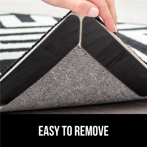 Gorilla Grip 16 Pack Rug Gripper Pads - Reusable Dual-Sided Flexible Sticky Pads to Keep Area Rugs in Place