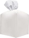Carrotez Tissue Box Cover, Modern PU Leather Square Holder for Bathroom Vanity, Night Stands, Office Desk & Car,