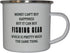 Rogue River Tactical Funny Fishing Camp Mug, Enamel Camping Coffee Cup Gift for Fisherman