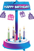 BEST PARTY EVER! Spincredible Candle, Reusable Singing Candle-Powered Spinning Cake Topper, Fits Any Size Cake