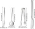 Suwimut 32 Pieces Cheese Butter Spreader Knives Set, Charcuterie Accessories Stainless Steel Cheese Spreader Knives, Mini Serving Tongs, Spoons and Forks for Butter Cheese Jam Appetizer Pastry Making