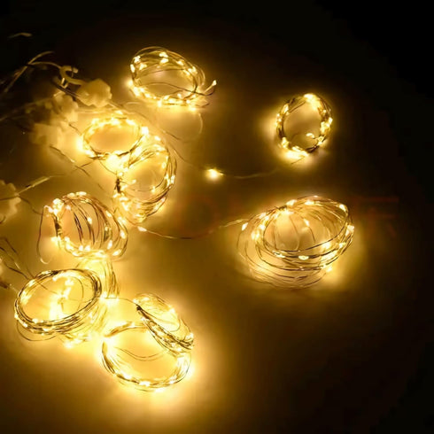 poripori 300 8 LED Curtain String Lights, Twinkle Fairy Lights for Bedroom with Lighting Modes, USB Christmas Lights