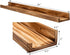 24" Set 2 AZSKY Floating Wall Ledge Shelf Wood Picutre Shelf Wall Mounted Nursery Kids Bookshelf Spice Rack Bathroom