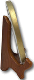 BANBERRY DESIGNS Walnut Wood Folding Easels, Premium Quality Display Plate Stand, 5 Inch, Set of 3 Pieces