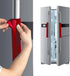 OUGAR8 Refrigerator Door Handle Covers, Red, Keep Kitchen Appliances Clean from Smudges & Stains