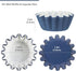 Caperci Navy Blue Mini Cupcake Liners, 200 Counts Heavy Duty Paper Baking Cups, Odorless, No Muffin Pan Needed
