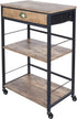 X-cosrack Coffee Bar Cabinet with Storage,3 Tier Coffee Bar Carts for The Home