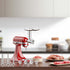 Metal Meat Grinder Attachment for KitchenAid Mixers, Includes 4 Grinding Plates, 3 Sausage Tubes