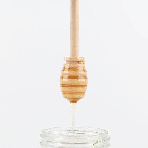 Honey dipper 4Pcs 6.3 Inch DESIOLE Wooden Sticks Mini Honey Spoon, Honey Mixing Stirrer Comb Stick for Honey Jar