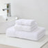 27x55 Set 100 650GSM (White,Pack 6) Bath Towels Percent Cotton Luxury Super Soft Absorbent Bathroom Towels