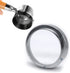 1pc Espresso Dosing Funnel, Aluminum Coffee Dosing Ring for Home Coffee Bar (51mm, Silvery)