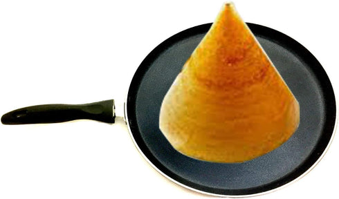 Nonstick Dosa Tawa Aluminium Pan, Induction Base Griddle, All Purpose Non-Stick Cookware