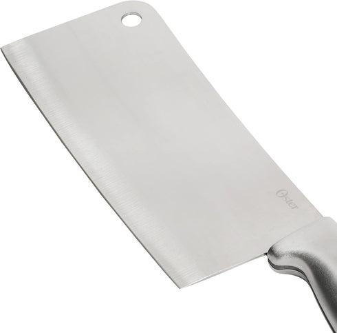 Oster Baldwyn 6" Cleaver Knife Kitchen Cutlery with Stainless Steel Handle