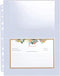 30 Pack 120 Pockets 4x6 Recipe Card Sleeves, 3 Ring Binder Protector Pages, Double Sided Refill Sheets