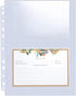 30 Pack 120 Pockets 4x6 Recipe Card Sleeves, 3 Ring Binder Protector Pages, Double Sided Refill Sheets