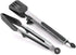Kitchen Tongs 9 inches and 12 inches, Stainless Steel Locking with Silicone Tips for Cooking, BBQ Serving