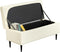 Ottoman Covers, Stretch Folding Storage Stool Slipcover Furniture Protector, Rectangle Bench Footstool