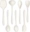 TeamFar 7-Piece Silicone Cooking Utensils Set, Heat Proof Kitchen Tools for Nonstick Cookware, White