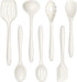 TeamFar 7-Piece Silicone Cooking Utensils Set, Heat Proof Kitchen Tools for Nonstick Cookware, White