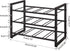 IBUYKE Stackable Wine Rack | 3 Tier Wine Storage Shelf for 12 Bottles | Inserts for Cabinet, Countertop, Pantry, Bar