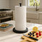 KES Matte Black Paper Towel Holder - Countertop Kitchen Roll Holder Stand for Standard or Giant Rolls