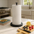 KES Matte Black Paper Towel Holder - Countertop Kitchen Roll Holder Stand for Standard or Giant Rolls
