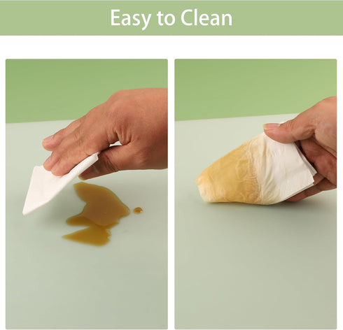 Clear Silicone Mats for Kitchen Counter, 11.8” x 15.75” Non-slip Waterproof Protector Liner, 2/Pack