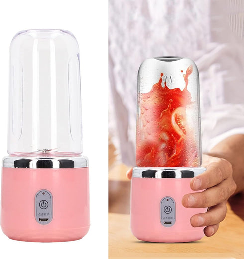 FLEXMAN 300ml Cordless Portable Blender - 6 Blades 22000Rpm USB Rechargeable Personal Blender for Juices and Smoothies