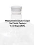 Medium Universal Carboy Bungs-Drilled, Set of 2