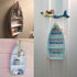 3 Beach Theme Display with Shelves, White Nautical Standing Shelf Decor, Miniature Boat Model, Decorative Boat