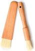 Angel s Peel Lounge Basting Brush, Wooden Handle Oil Brush for Cooking, Baking, BBQ Sauce, 2 Pcs