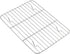 Baking Sheet with Rack Set, Stainless Steel Cookie Sheet and Cooling Rack, 9.5" X 7" X 1"