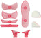 JEM Lady's Miniature Shoe Fondant Cutters, Set of 9 for Cake Decorating