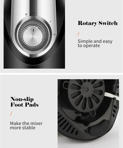 Blender, 350W Electric Fruit Mixer with Lids, Low Noise Countertop Blender for Home, Fruits, Vegetables (Three Cup)