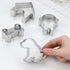 Dog Cookie Cutter Set of 11 - Metal Animal Biscuit Molds, Includes Corgi, Poodle, Labrador, and More