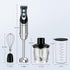 FRESKO Immersion Blender, 4-in-1 Stainless Steel Hand Stick Blender with 12-Speeds & Turbo Mode for Smoothies & Soup