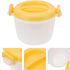 HEMOTON Microwave Rice Cooker: 2L Pasta Cooker Maker, Oven Rice Cooker Steamer for Rice, Chicken, Pasta