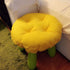 14" Padded Round Bar Stool Covers Cushion with Elastic Band Round Chair Seat Cushions for Wooden Metal Stools Beige