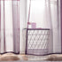 MIULEE 2 Panels Solid Color Plum Purple Sheer Curtains, Elegant Grommet Window Voile Panels for Bedroom Living Room
