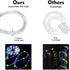 Brizled 18ft Multicolor Waterproof Rope Lights, 216 LED Christmas Lighting, 120V ETL Flexible Tube Light for Holiday